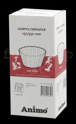 Korbfilterpapier 101/317 für 6 Liter Serie